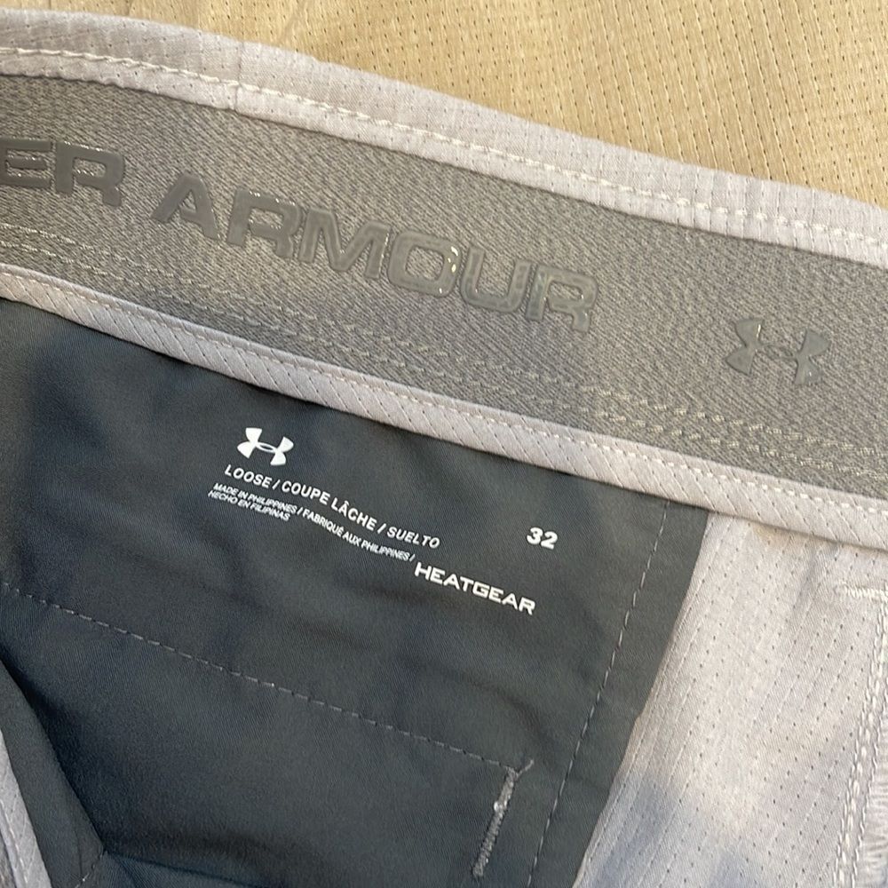 Under Armour Light Grey Shorts waist 34 - Picture 2 of 6